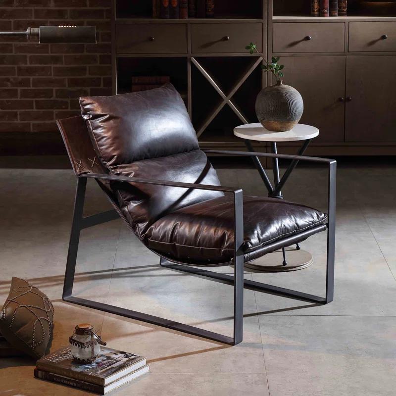 Diamond Sofa Miller Leather Armchair