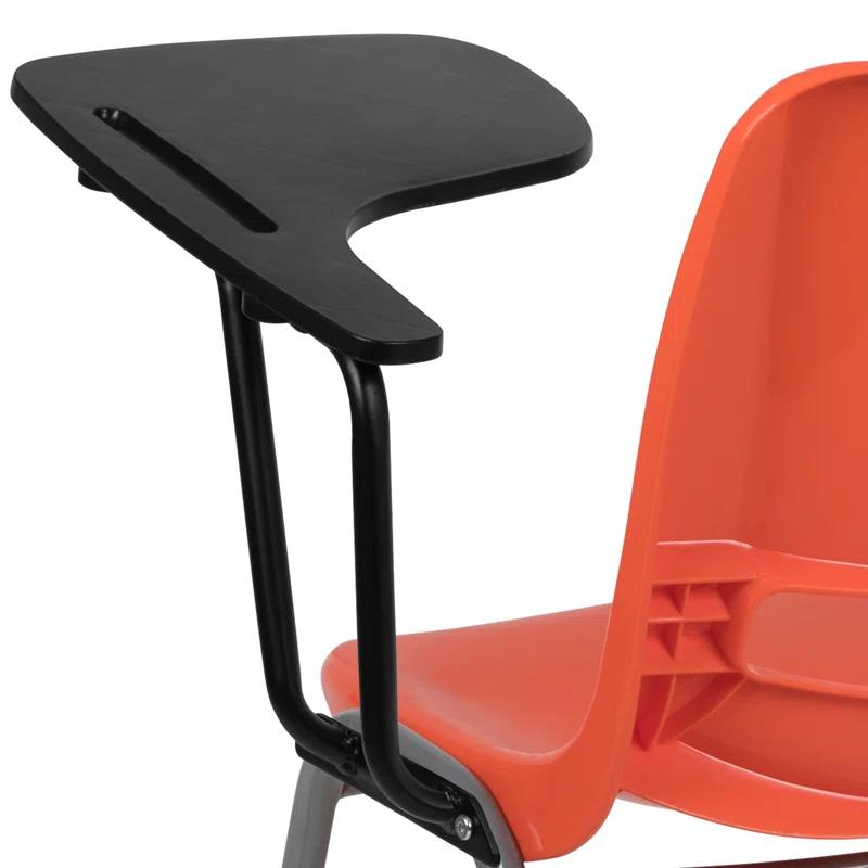 Flash Furniture Westley Ergonomic Shell Chair with Left Handed Flip-Up Tablet Arm