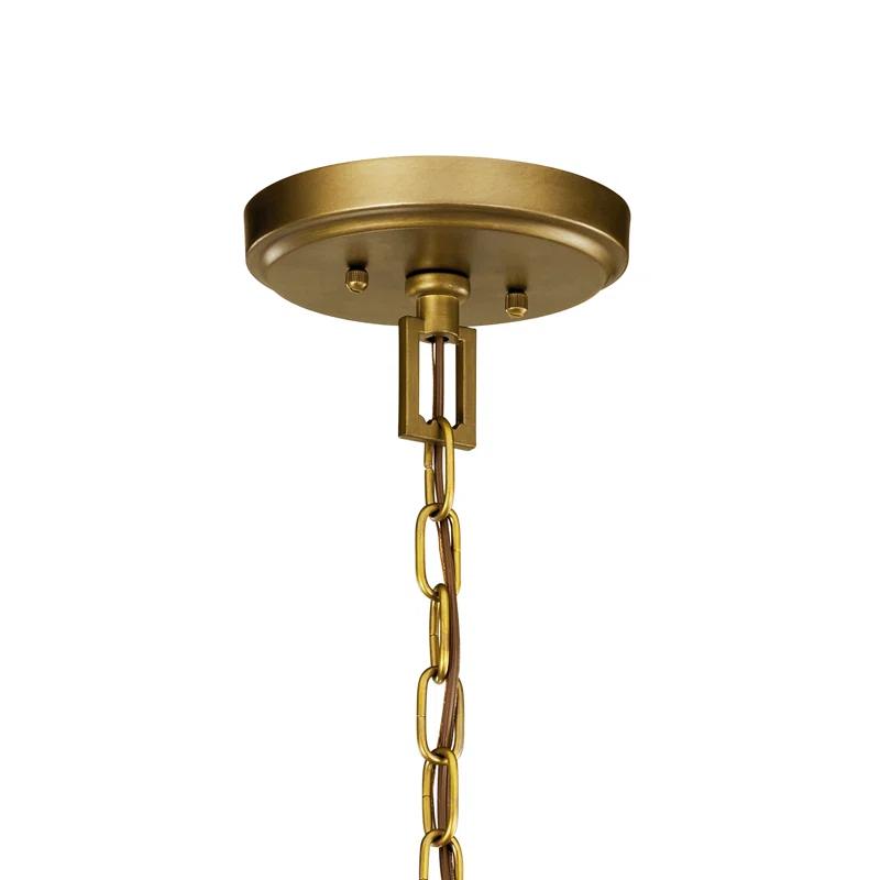8 - Light Dimmable Geometric Chandelier