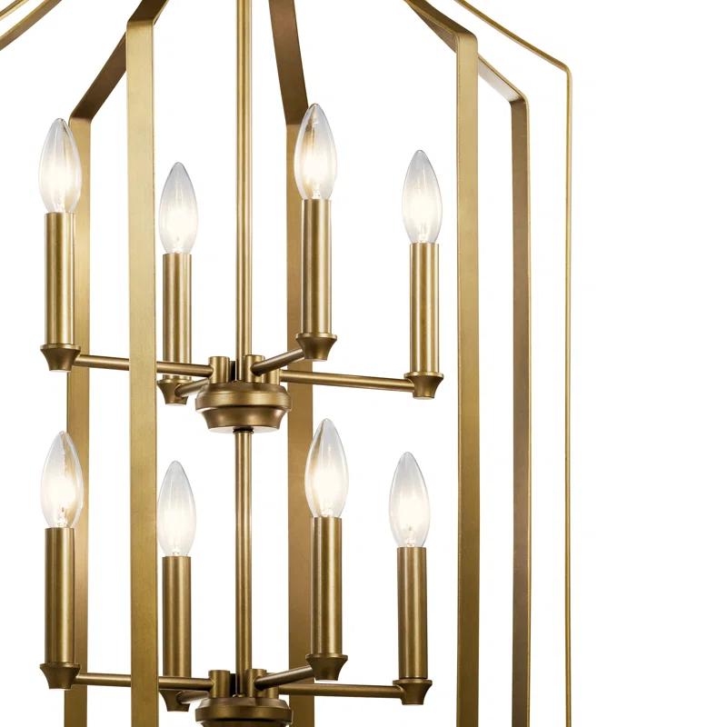 8 - Light Dimmable Geometric Chandelier