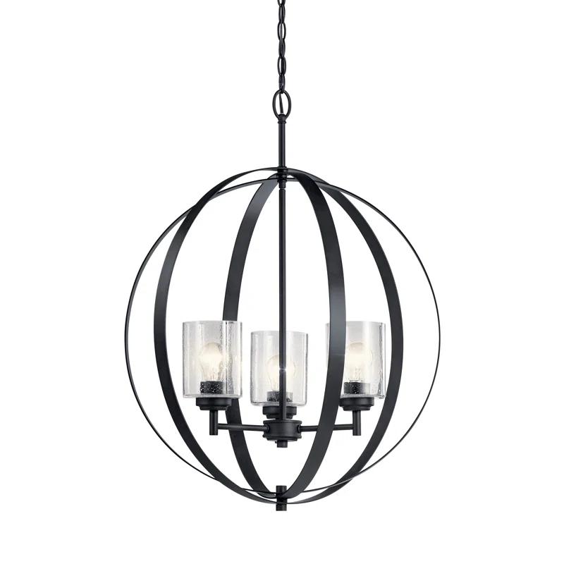 Kichler Lighting Winslow 3 - Light Dimmable Geometric Chandelier