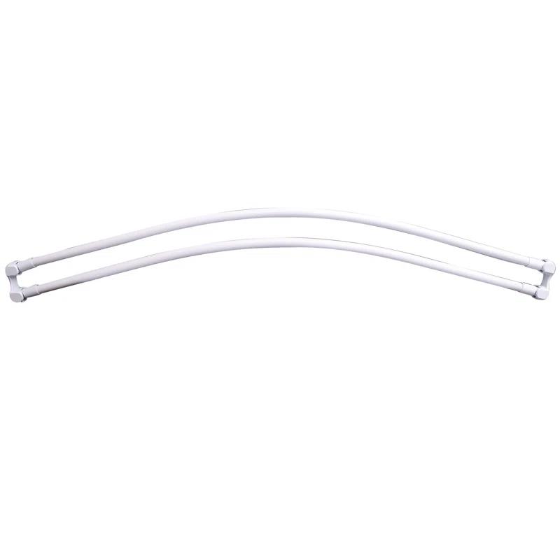 66'' Curved Fixed Shower Curtain Rod