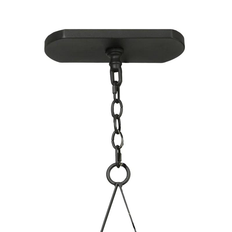 Rustic Lodge 15 - Light Dimmable Square / Rectangle Chandelier