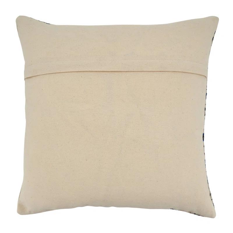 Boho Bliss 20" Square Cotton Throw Pillow with Poly-Fill