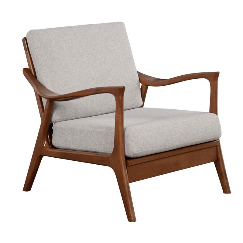 George Oliver Boye Slate Lounge Chair with Removable Cushions
