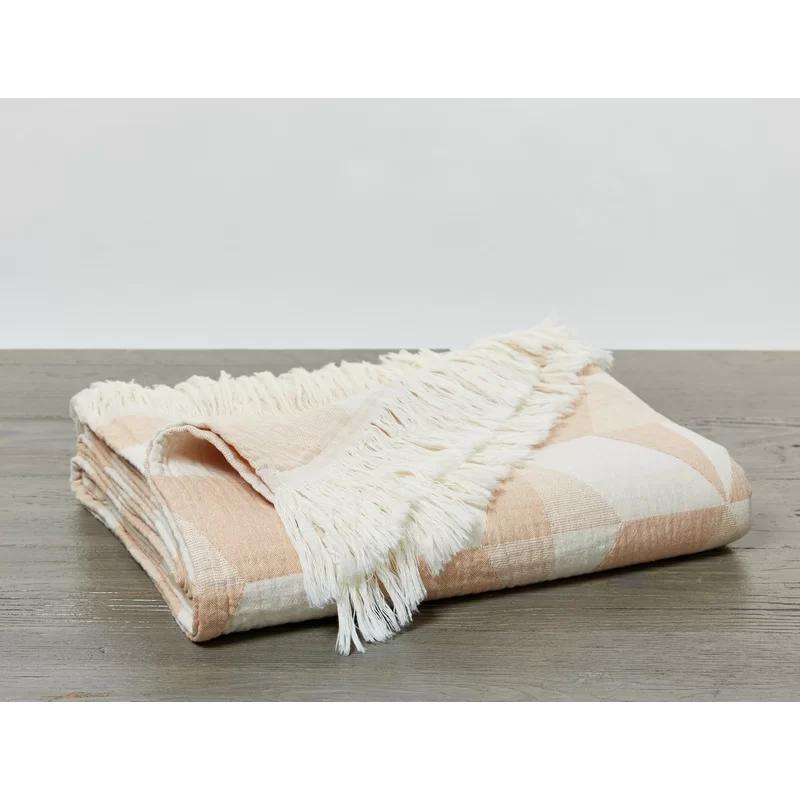 Coyuchi Pismo King-Sized Organic Cotton Woven Throw Blanket