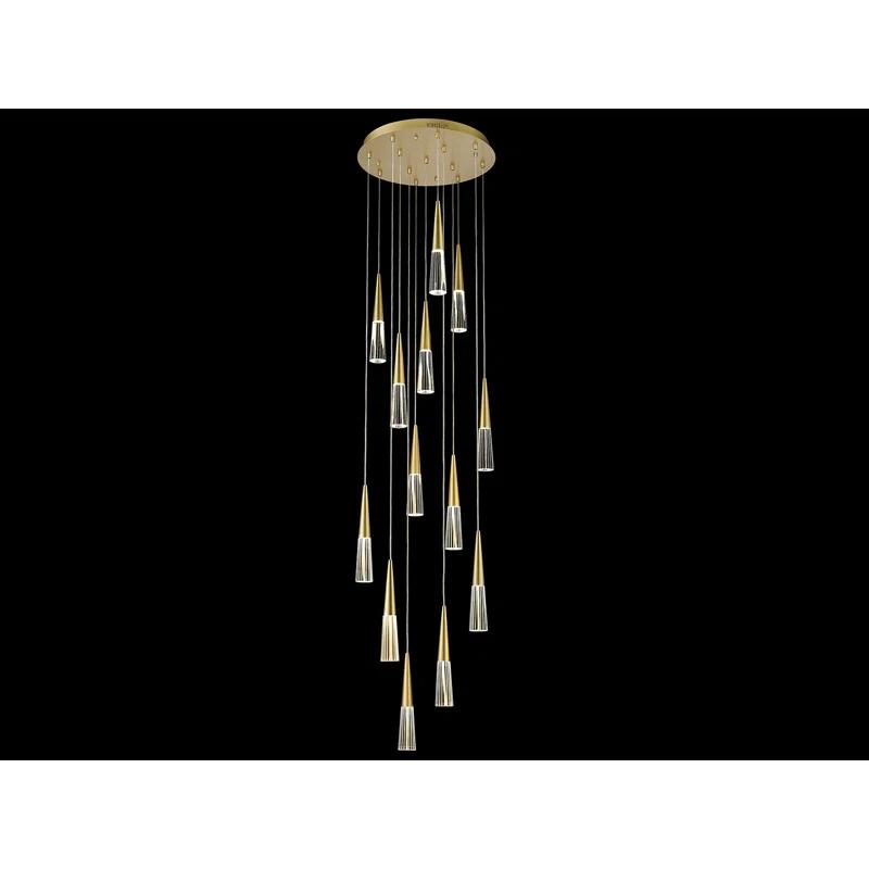 Encino 13 - Light Dimmable Tiered Chandelier