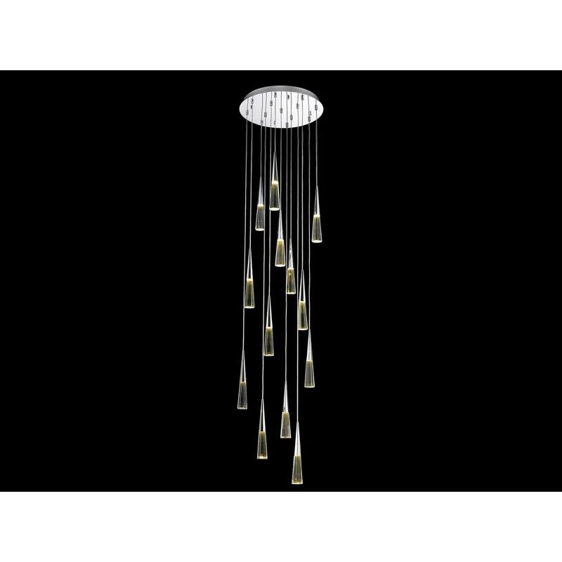 Avenue Lighting Encino 13 - Light Dimmable Tiered Chandelier
