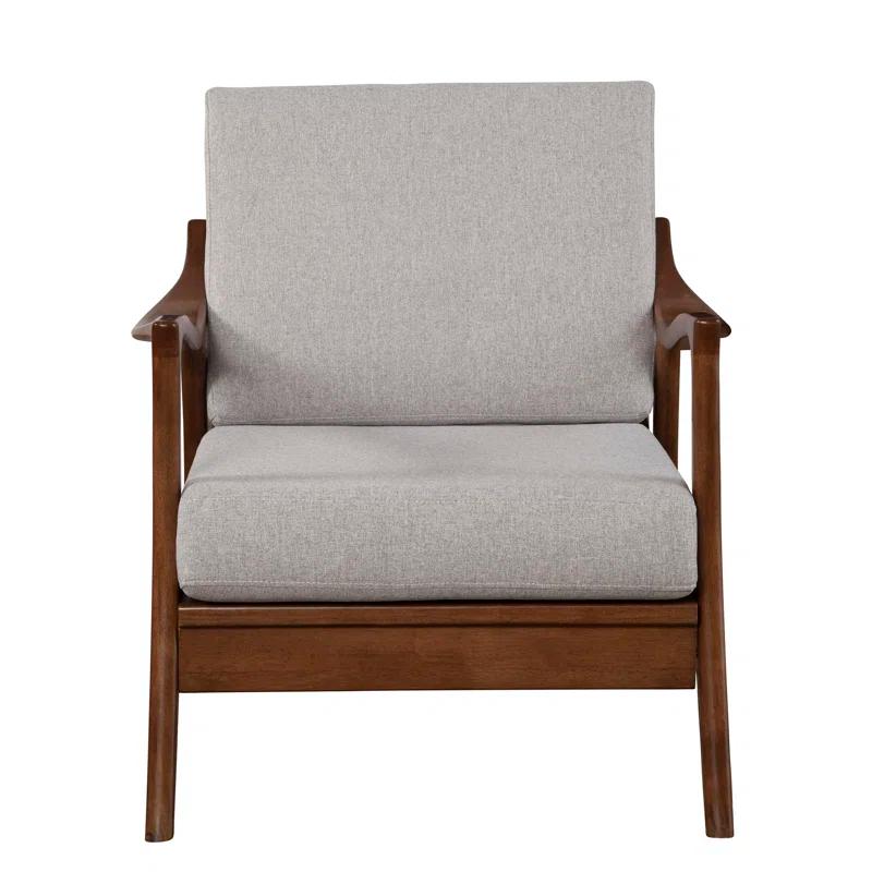 George Oliver Boye Slate Lounge Chair with Removable Cushions