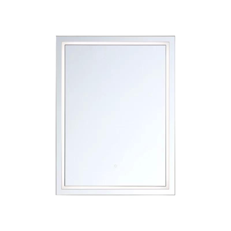 Eris Opal White 24x32 Rectangular LED Wall Mirror