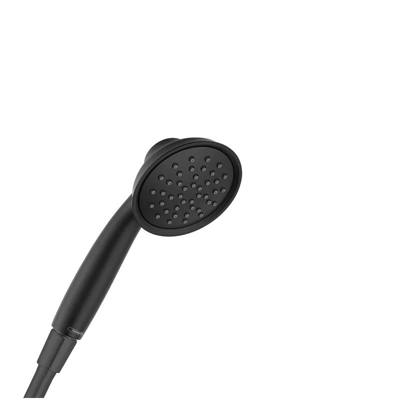 Joleena Matte Black 3.75" Handheld Shower Head with Pulse Feature