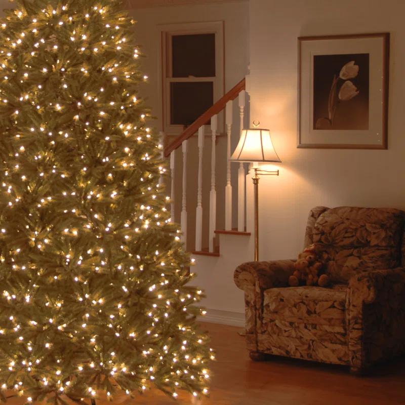 6.5' Prelit LED Medium Jersey Fraser Fir Artificial Christmas Tree Dual Color Lights - National Tree Company
