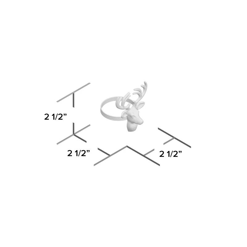 Reindeer Napkin Ring (Set of 4)