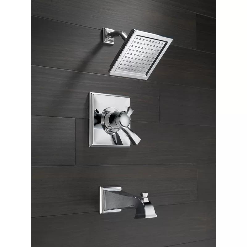 Chrome Multi-Head Wall Mounted Handheld Shower System