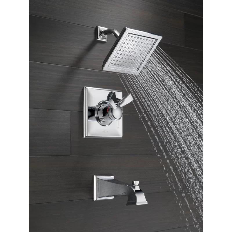 Chrome Multi-Head Wall Mounted Handheld Shower System