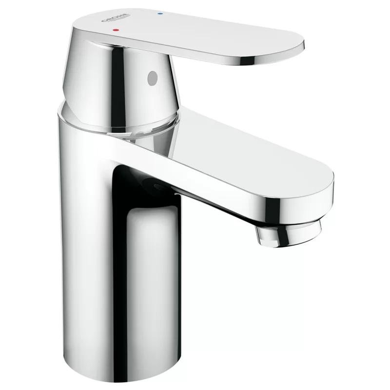 Sleek Modern Chrome Single-Hole Brass Bathroom Faucet