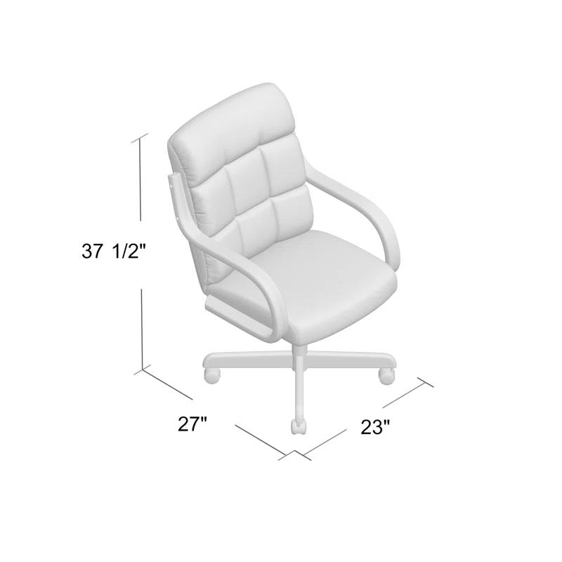Caster Chair Company Camile Swivel & Tilt Caster Dining Arm Chair