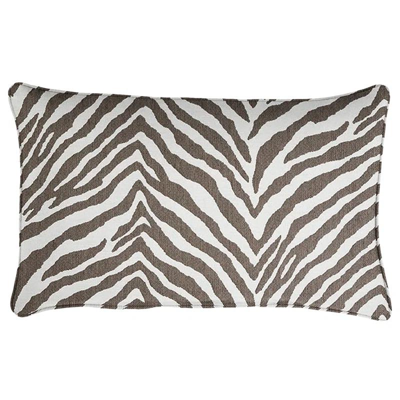 Sabine Animal Print Sunbrella® Indoor/Outdoor Reversible Throw Pillow (Set of 2)