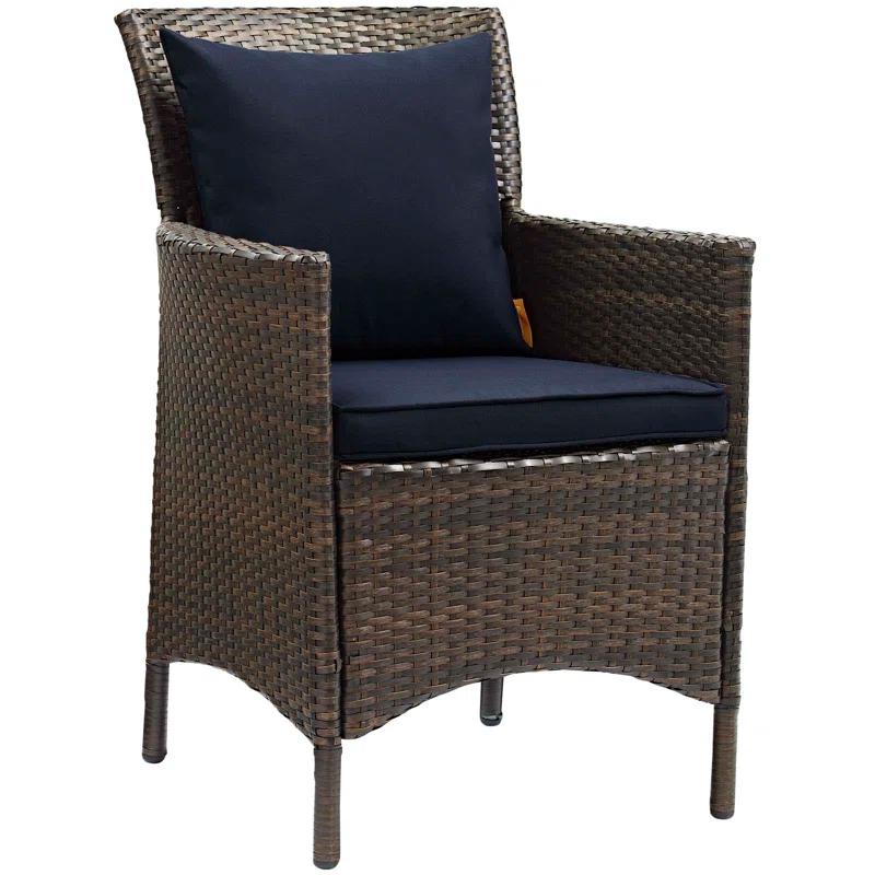 Modway Modway Conduit Outdoor Patio Wicker Rattan Dining Armchair (Set of 2)