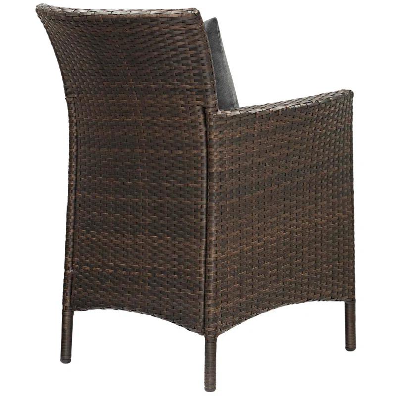 Modway Modway Conduit Outdoor Patio Wicker Rattan Dining Armchair (Set of 2)
