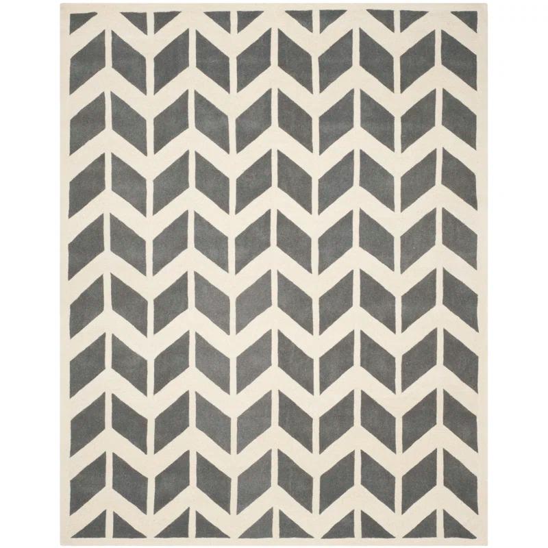 DASTINGO Chatham Hand Tufted Wool Chevron Rug