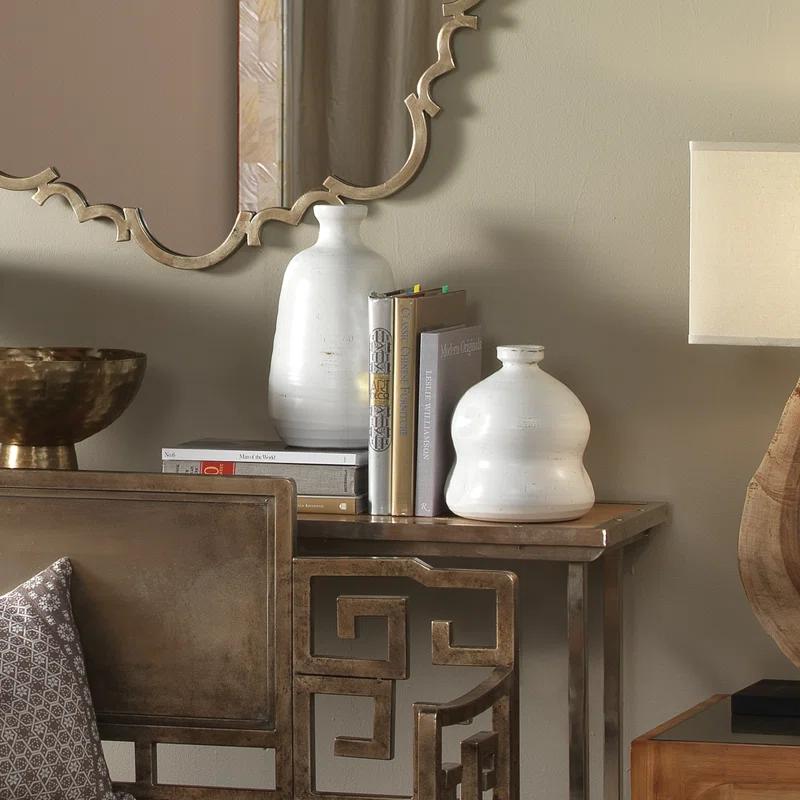 Dimple 14'' Handmade Ceramic Table Vase