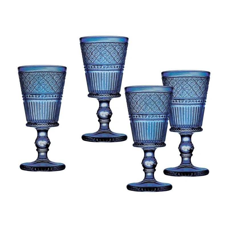 Godinger Silver Art Co Claro Goblet 9 oz (Set of 4)