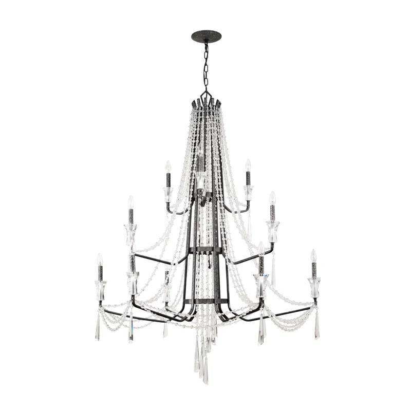 Varaluz Barcelona 12 - Light Dimmable Classic / Traditional Chandelier