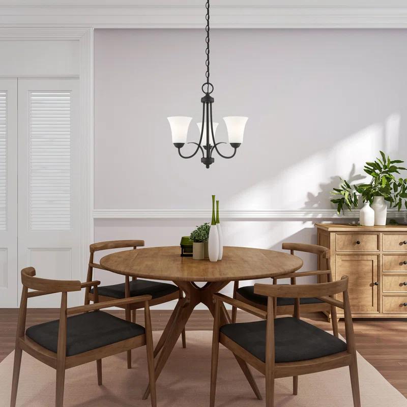 Livex Lighting Ridgedale 3 - Light Flush Mount in  Black