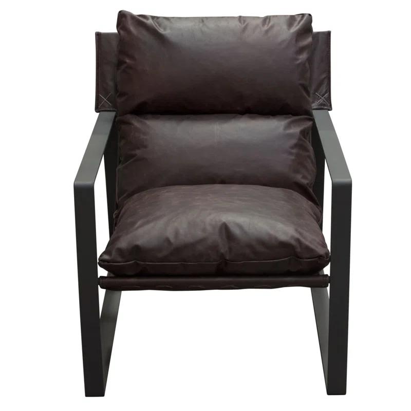 Diamond Sofa Miller Leather Armchair