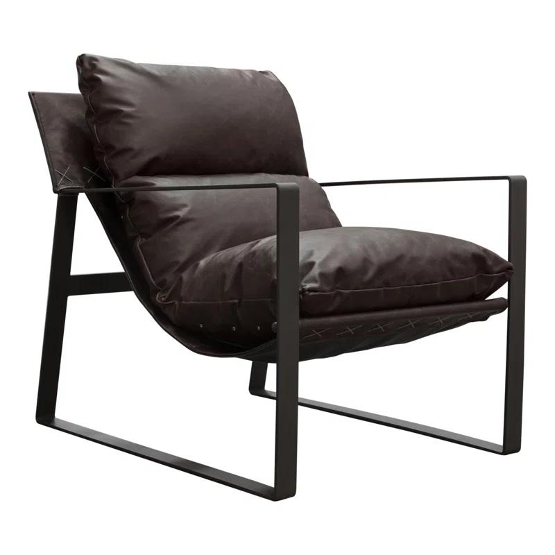 Diamond Sofa Miller Leather Armchair