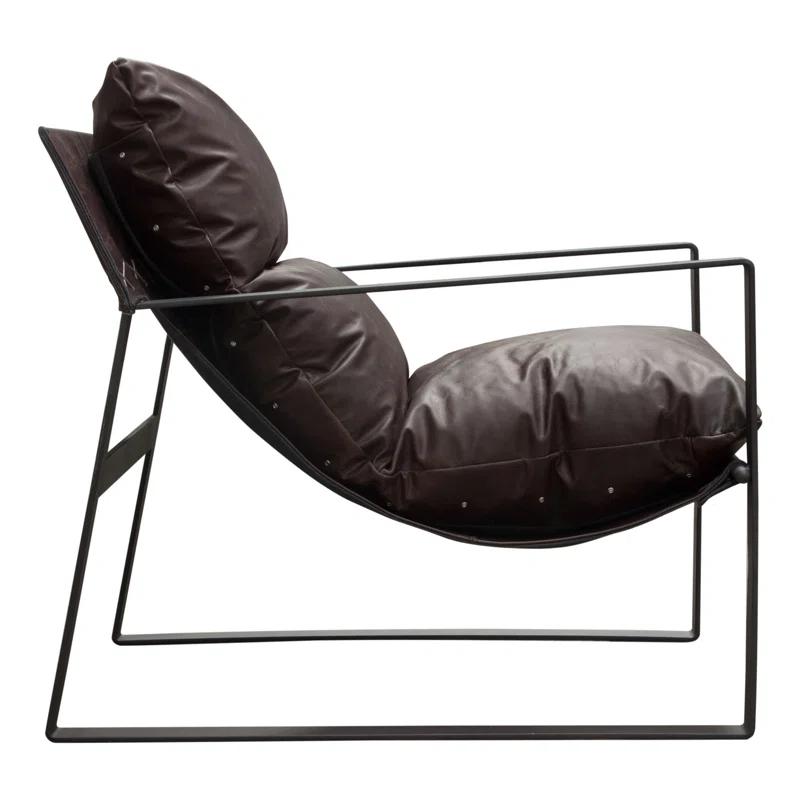 Diamond Sofa Miller Leather Armchair