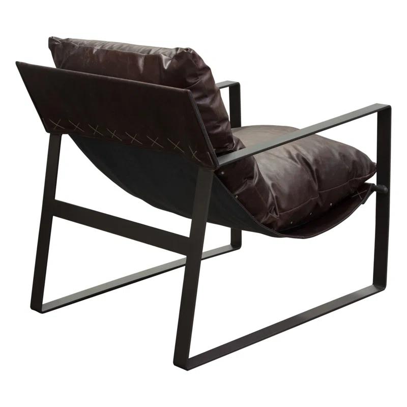 Diamond Sofa Miller Leather Armchair