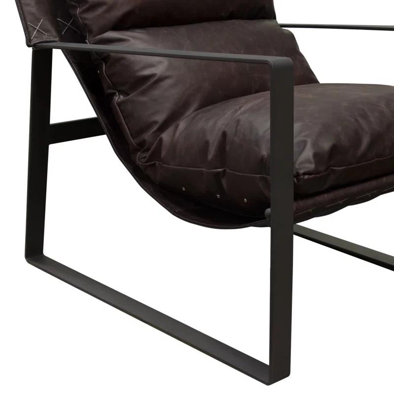 Diamond Sofa Miller Leather Armchair