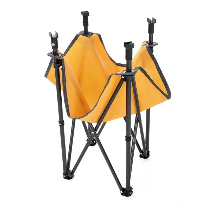 ARROWHEAD Outdoor Round Fabric Outdoor Folding Camping Table