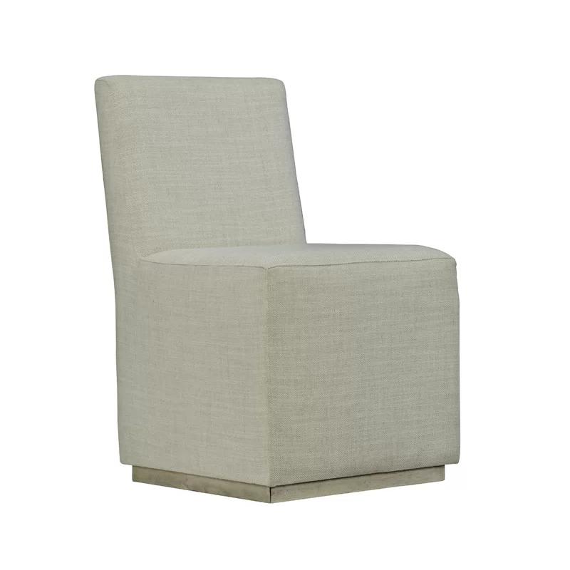 Casey Transitional Beige Swivel Wood Side Chair 35"