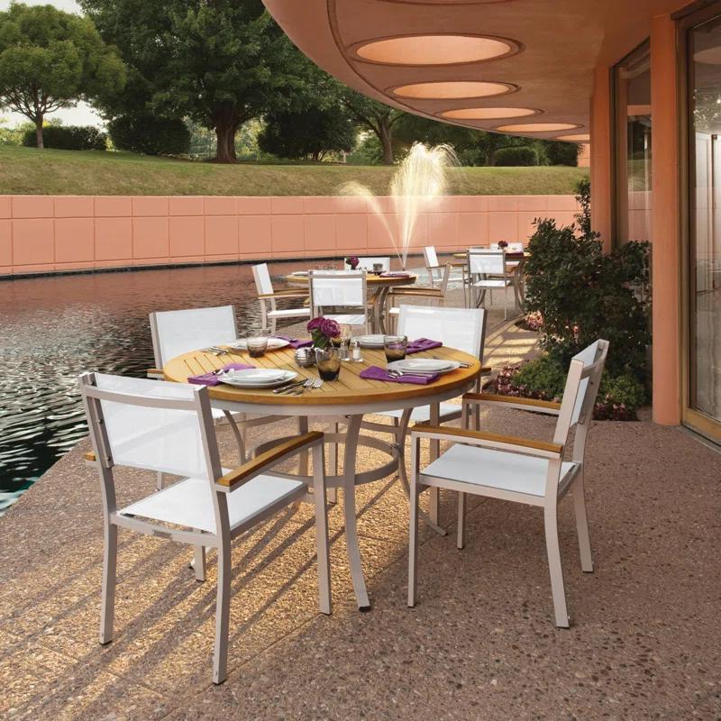 Travira Stacking Patio Arm Chair