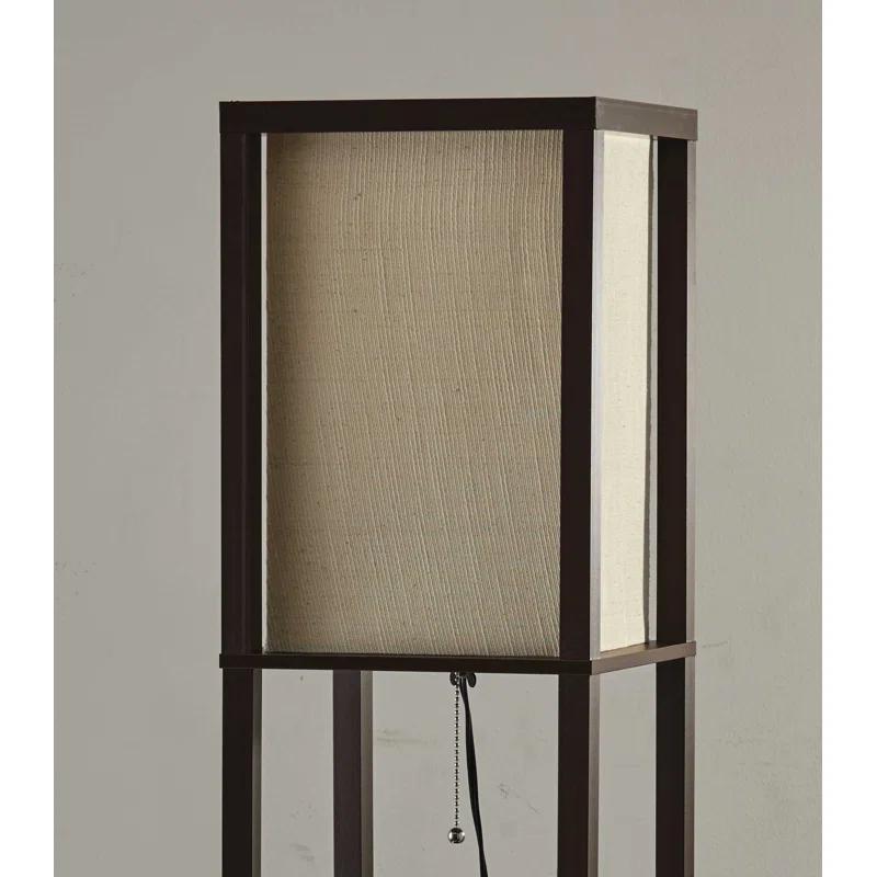 ZeaZu 63'' Column Floor Lamp with Outlet