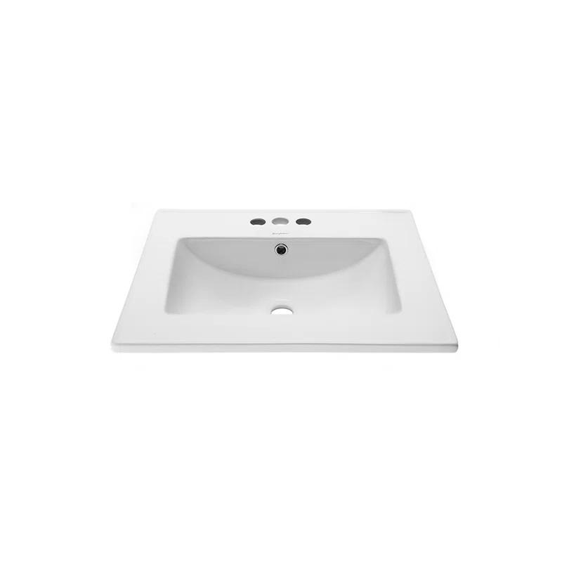 Ceramic 24" Single Bathroom Vanity Top