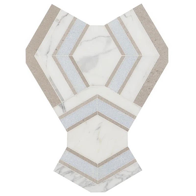 Bond Tile Tenor Marble Random Mosaic Wall & Floor Tile