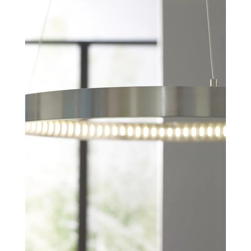Medieval Twinkle 48" LED Chandelier in Satin Nickel