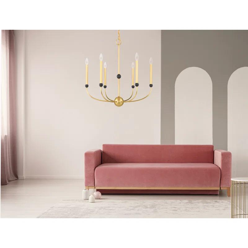 6 - Light Dimmable Chandelier