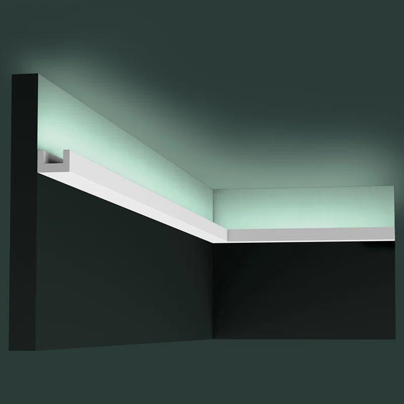 Orac Decor 0.75'' H x 78.75'' W x 1.13'' D Plastic Crown (Set of 6)