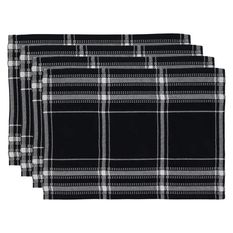 Gracie Oaks Tamiami 4 Piece Cotton Placemat Set | Wayfair