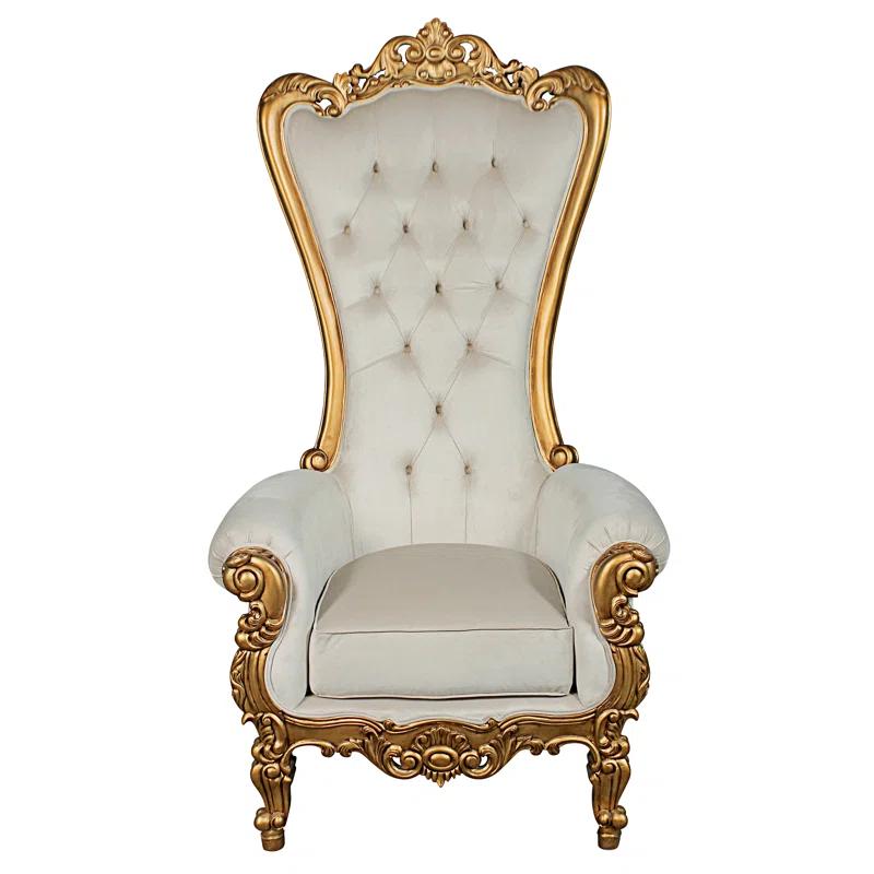 Design Toscano Contessa Baroque Wingback Chair