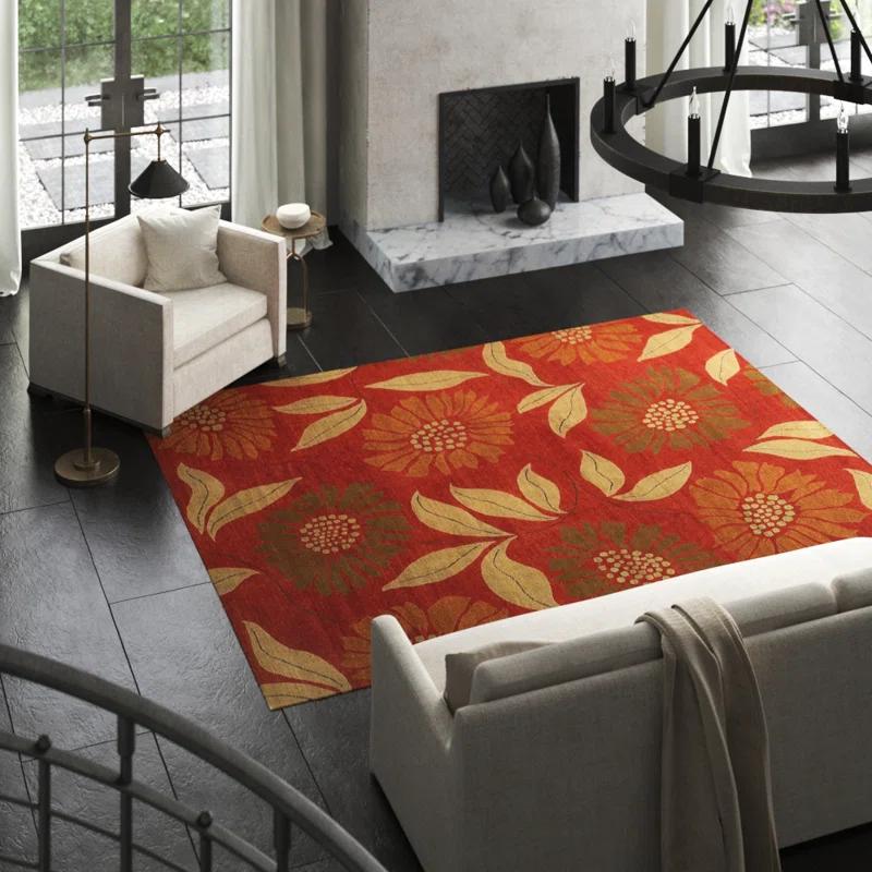 Tufenkian Flower Power Wool Floral Rug