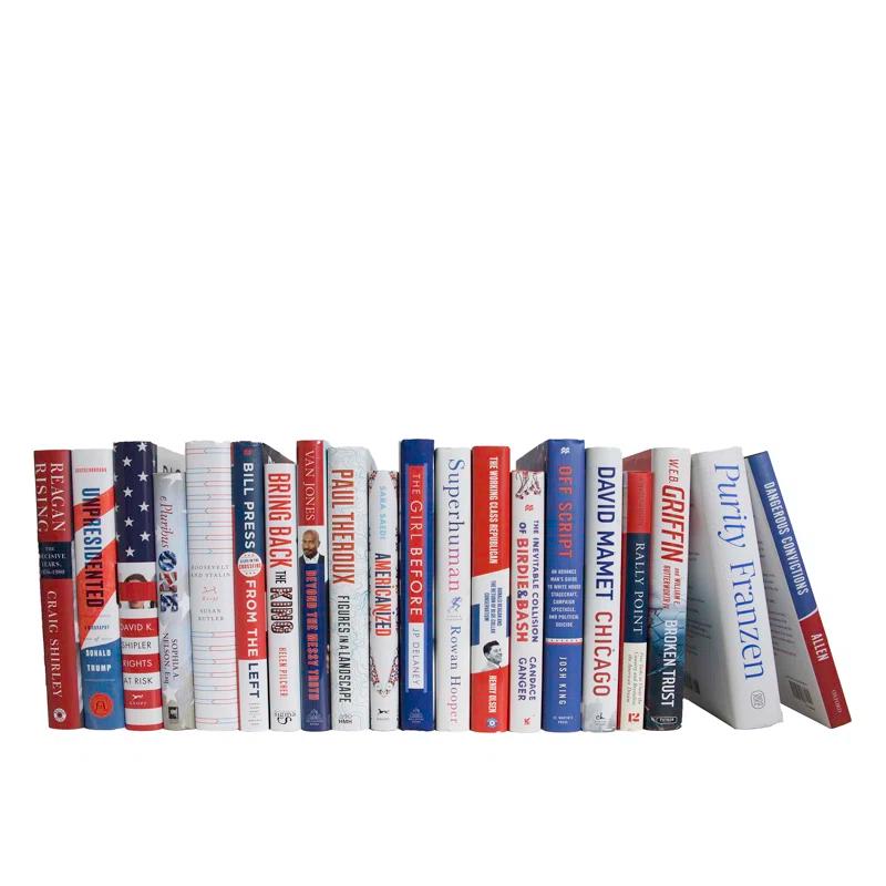 Booth & Williams Modern Patriotic Dust Jacket: Color By The Foot