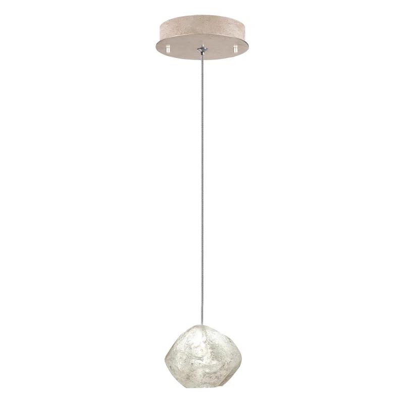 Fine Art Handcrafted Lighting Natural Inspirations 5.5" Round Drop Pendant Light
