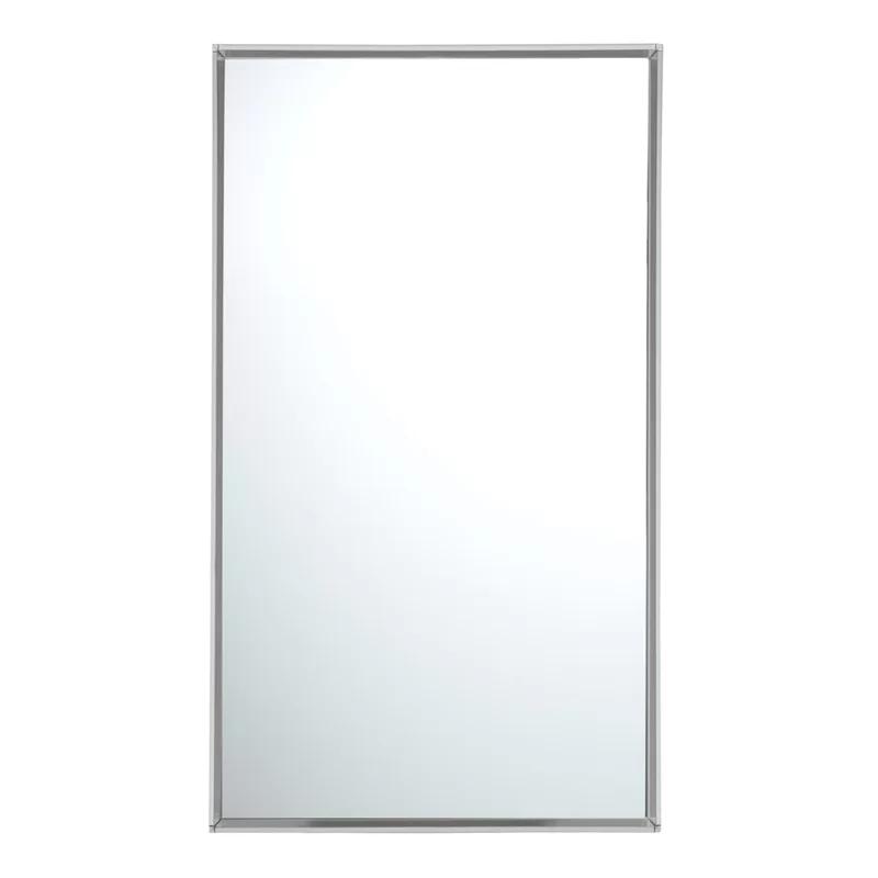 Starck's Glossy Black Full-Length Rectangular Mirror