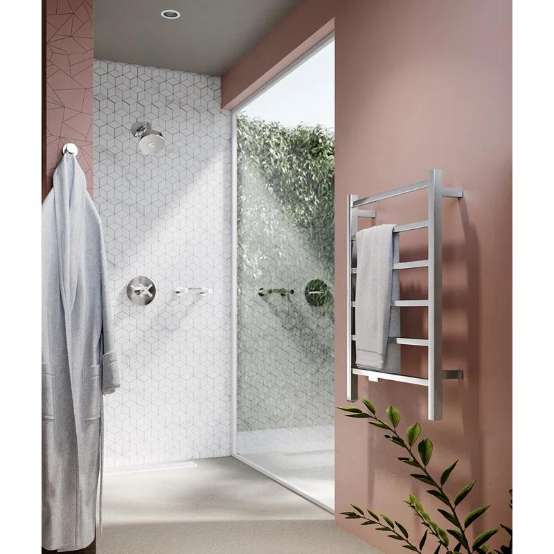 Bathroom Butler CUB06121-PTS-MBLK Cubic 4 Wall Towel Rack